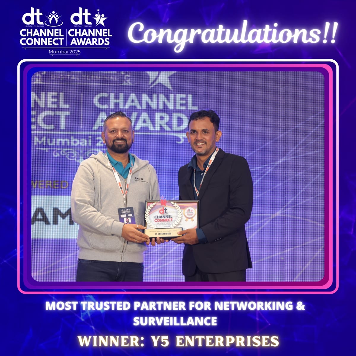 Channel Awards Mumbai 2025 — winner ceremony — Digital Terminal
