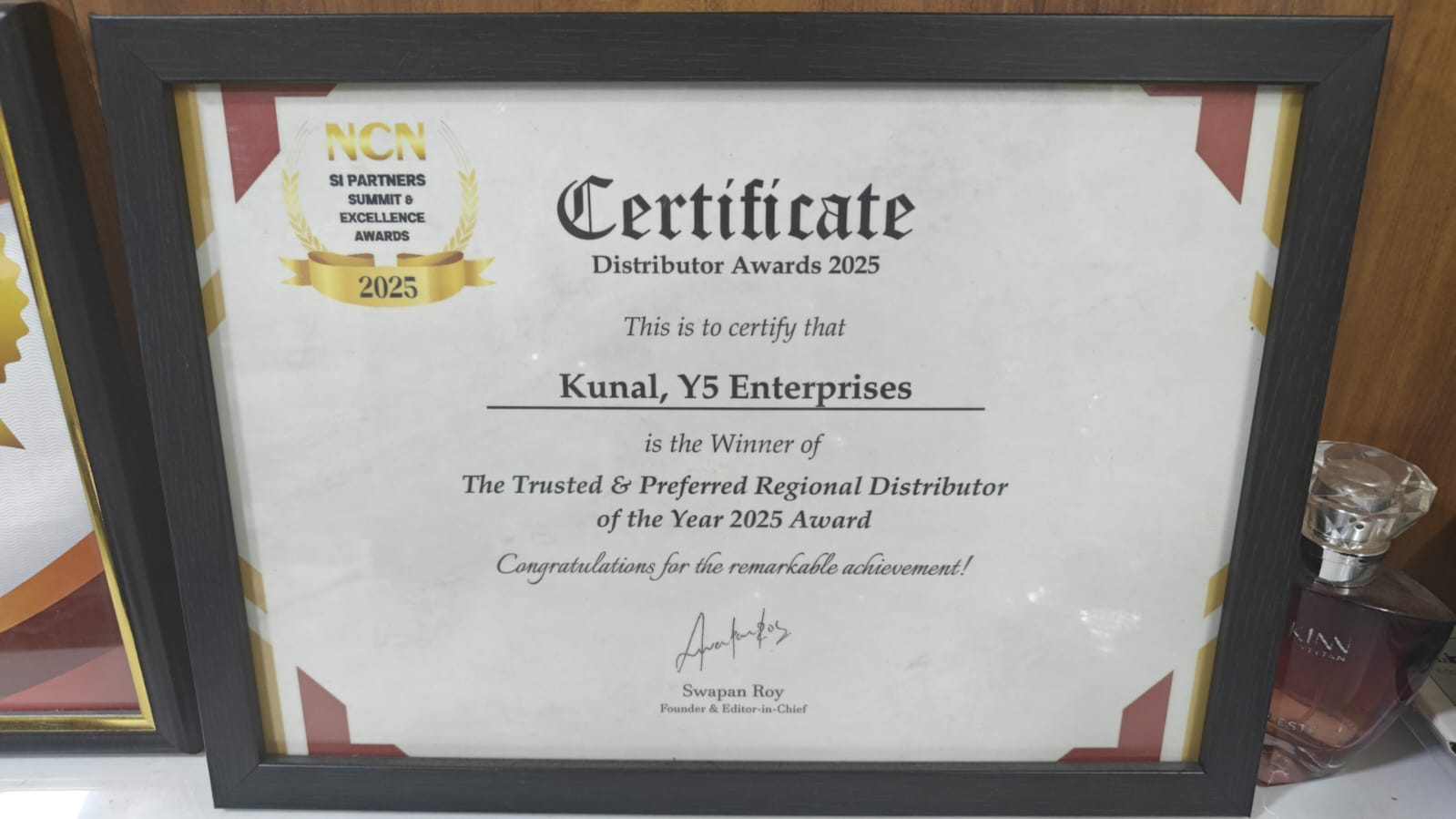 Trusted & Preferred Regional Distributor of the Year — NCN — SI Partners Summit & Excellence Awards 2025